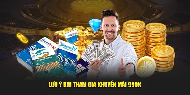 Lưu ý khi tham gia khuyến mãi 99OK