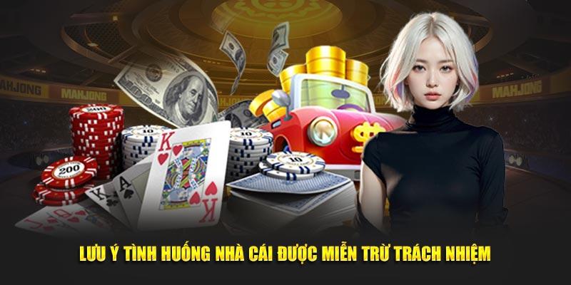 Lưu ý tình huống nền tảng được miễn trừ trách nhiệm